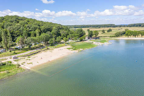 Plage lac de Panthier